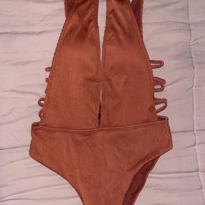 Copper One Piece Swimsuit